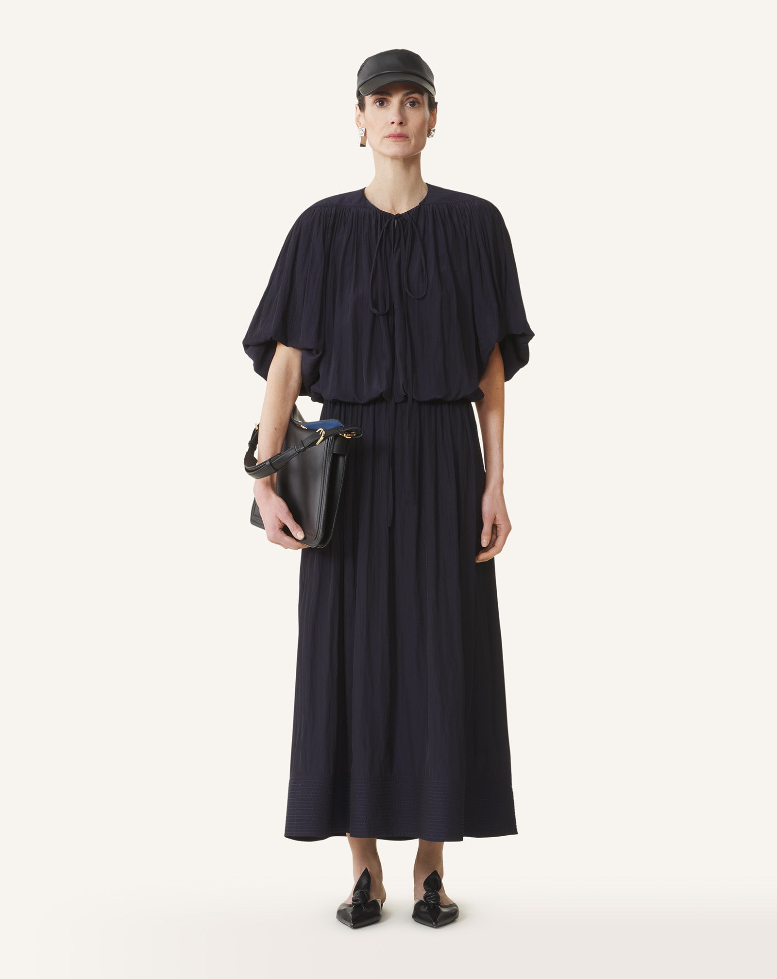 MIDI DRESS IN CHARMEUSE - Image 2