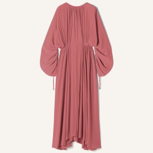 FITTED CHARMEUSE DRESS
