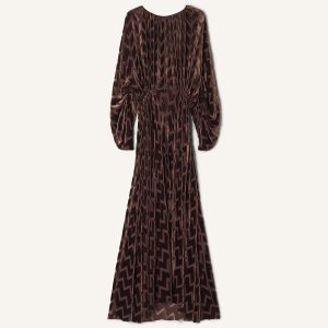 DEVORÉ VELVET DRESS