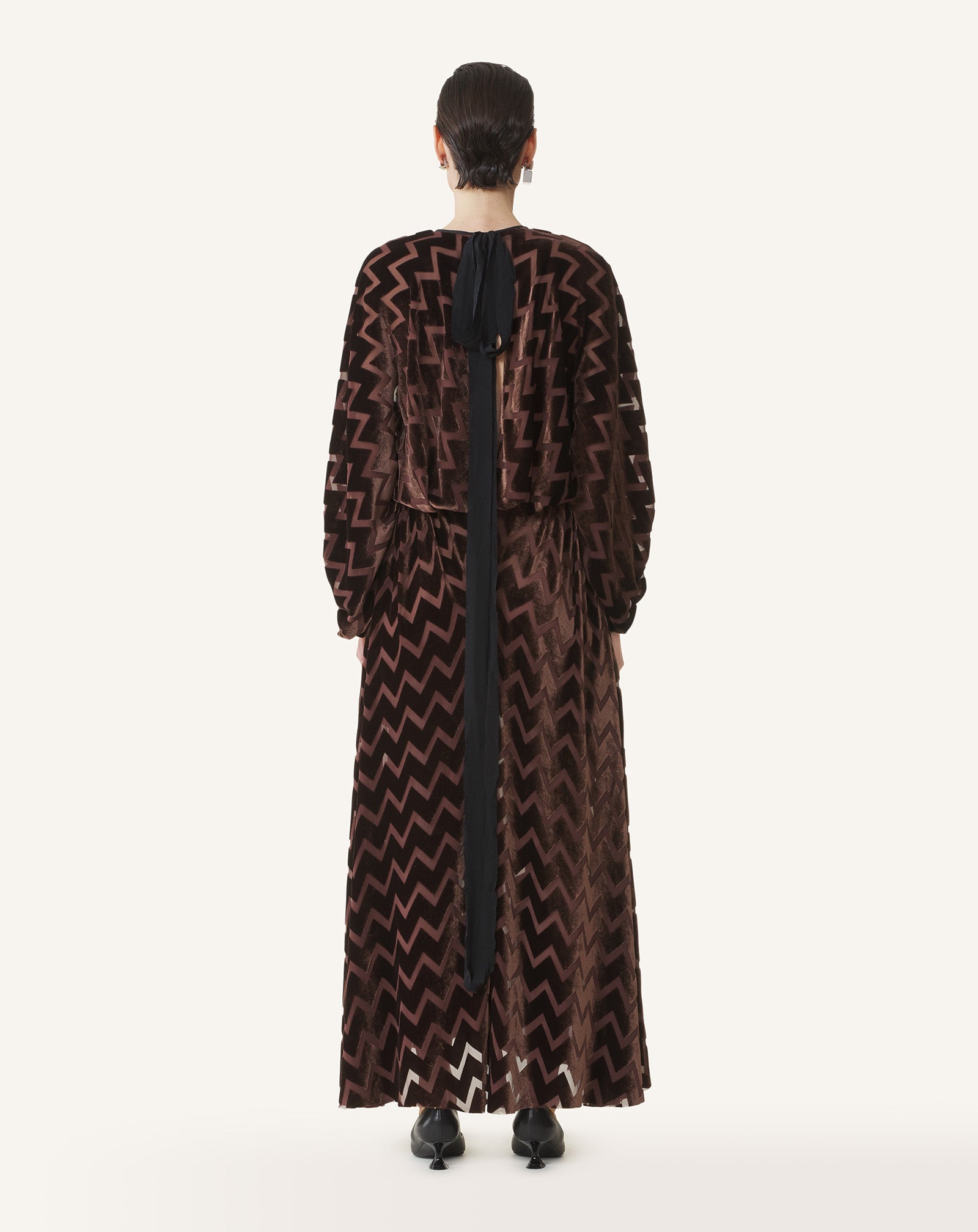 DEVORÉ VELVET DRESS - Image 4