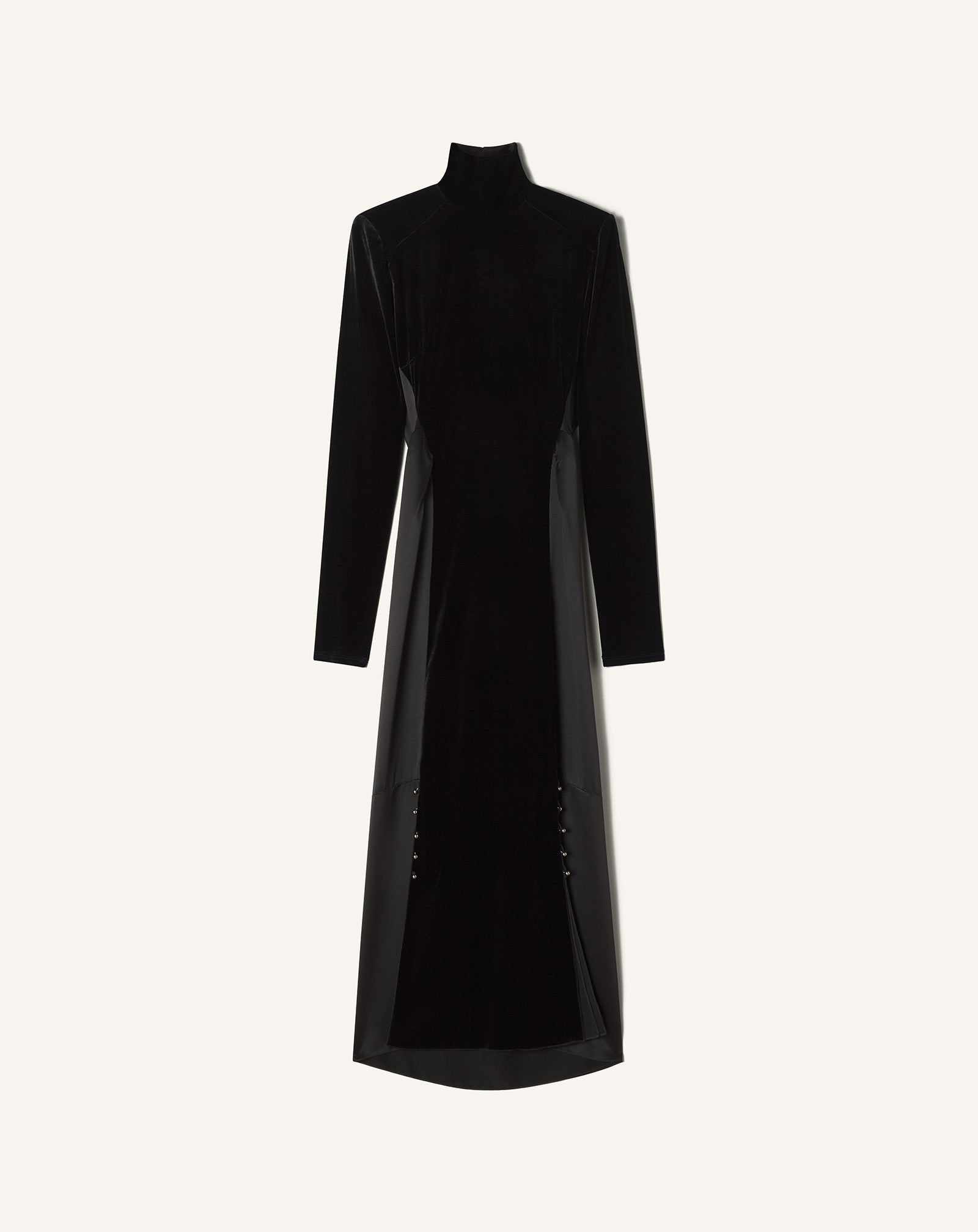 VELVET MIDI DRESS