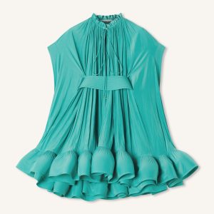 SHORT CHARMEUSE DRESS
