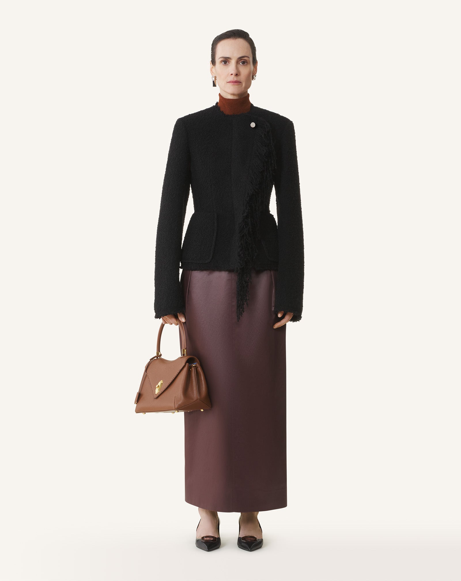 ASYMMETRICAL JACKET IN BOUCL?? WOOL - Image 2