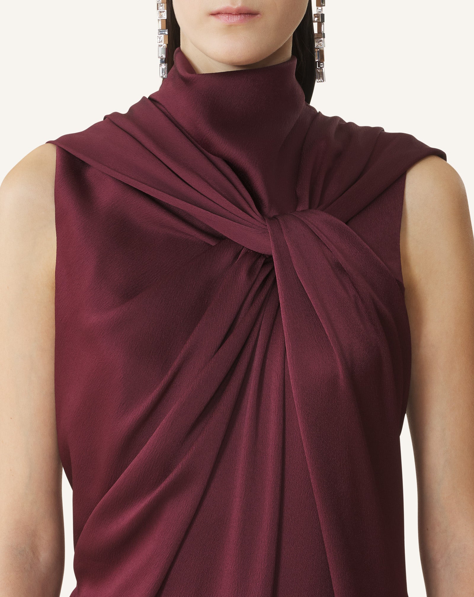 LONG JUMPSUIT IN SATIN - Image 5