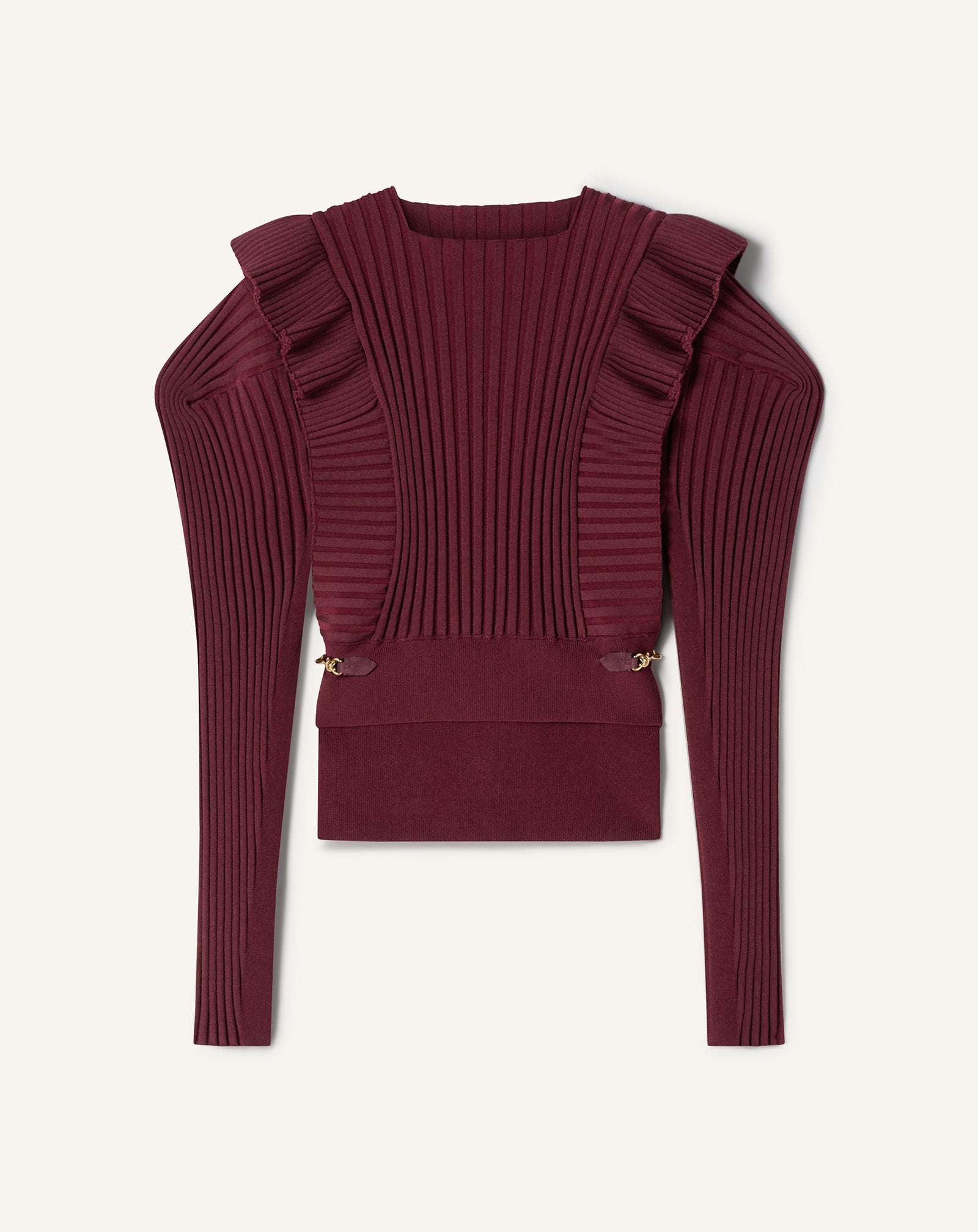 VISCOSE BIB SWEATER