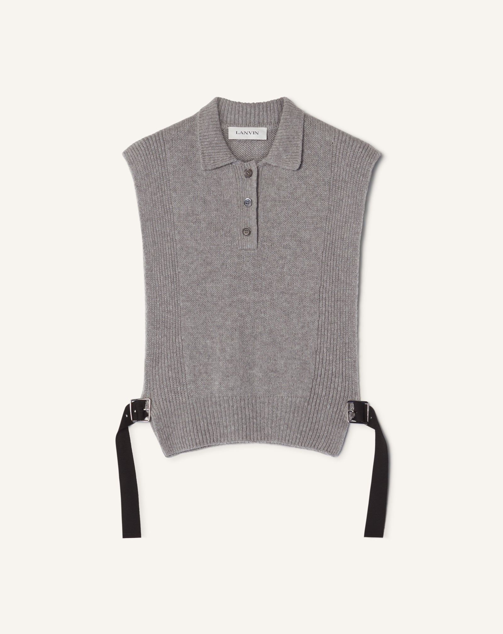 SLEEVELESS CASHMERE SWEATER