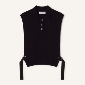 SLEEVELESS CASHMERE SWEATER
