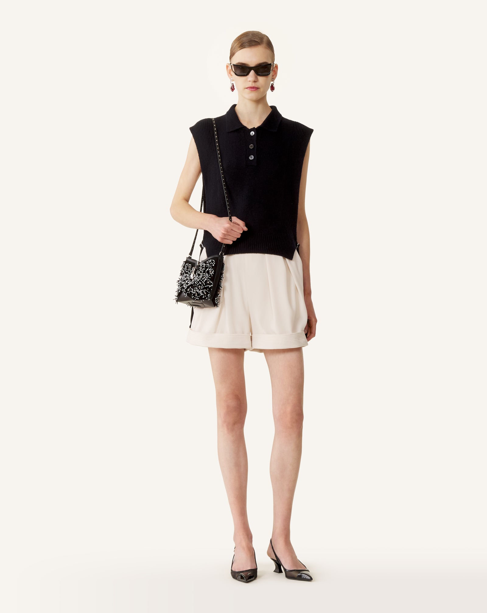 SLEEVELESS CASHMERE SWEATER - Image 2