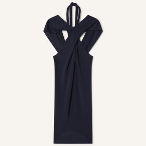 TIE-NECK TOP IN VISCOSE