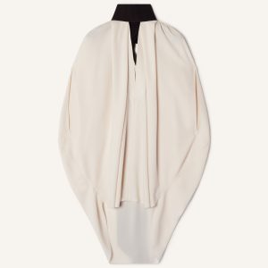 KNOTTED LOOSE-FIT CREPE TOP