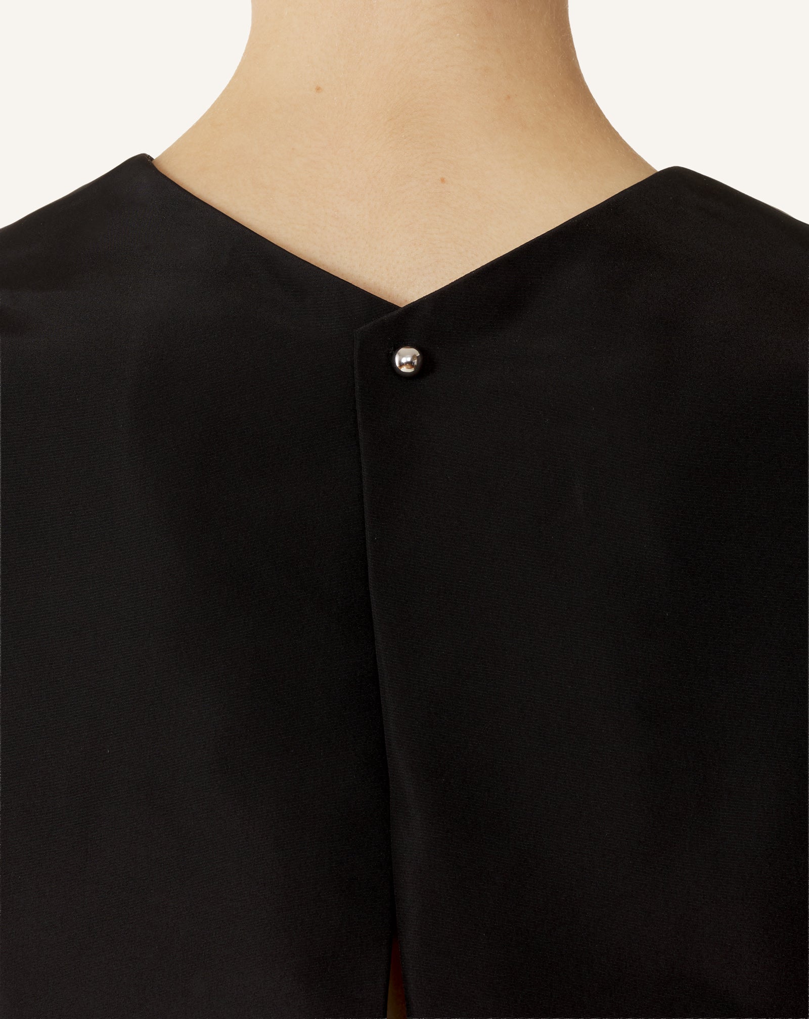 SILK FAILLE CROPPED TOP - Image 5