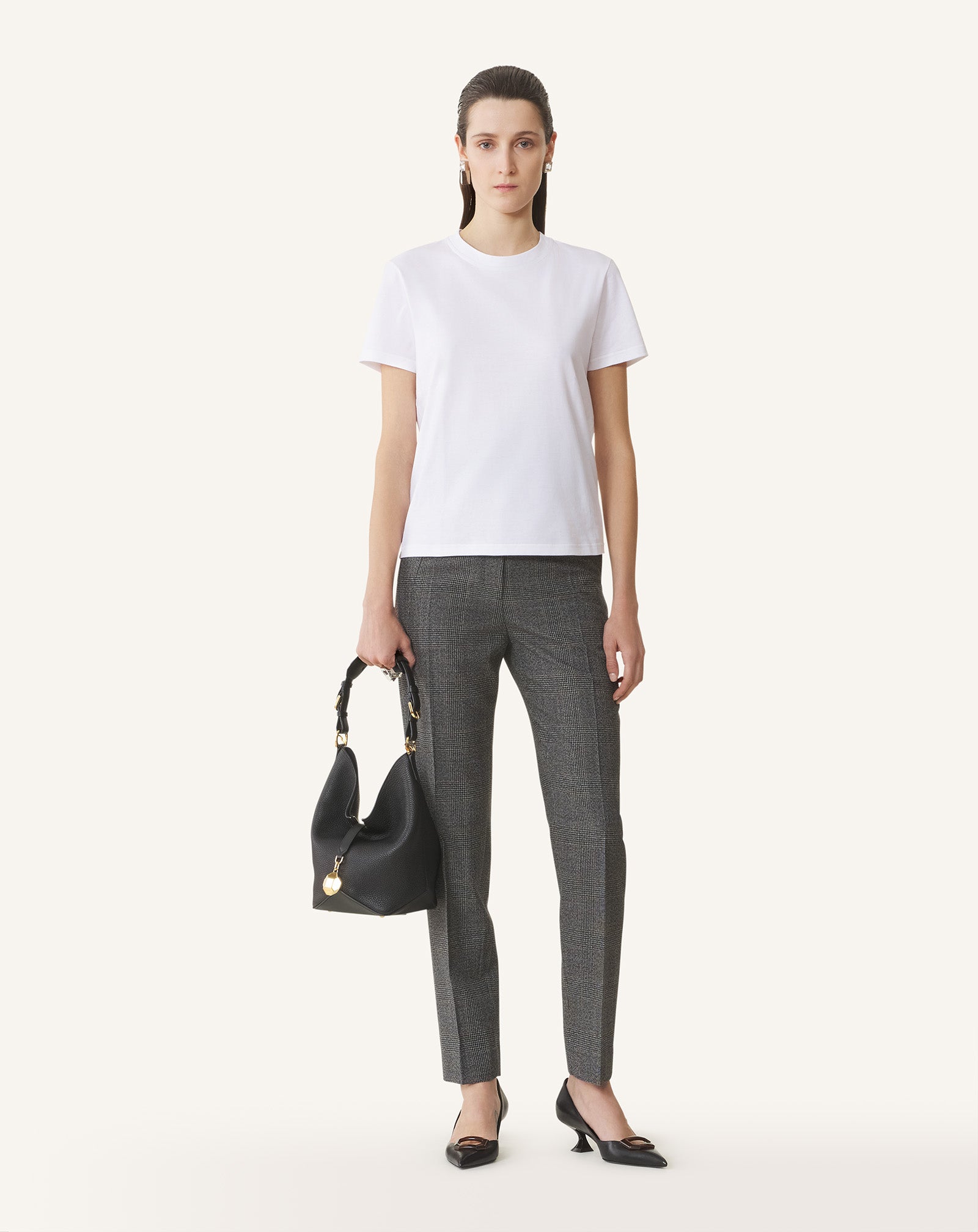 COTTON T-SHIRT WITH RIBBON DETAIL - Image 2