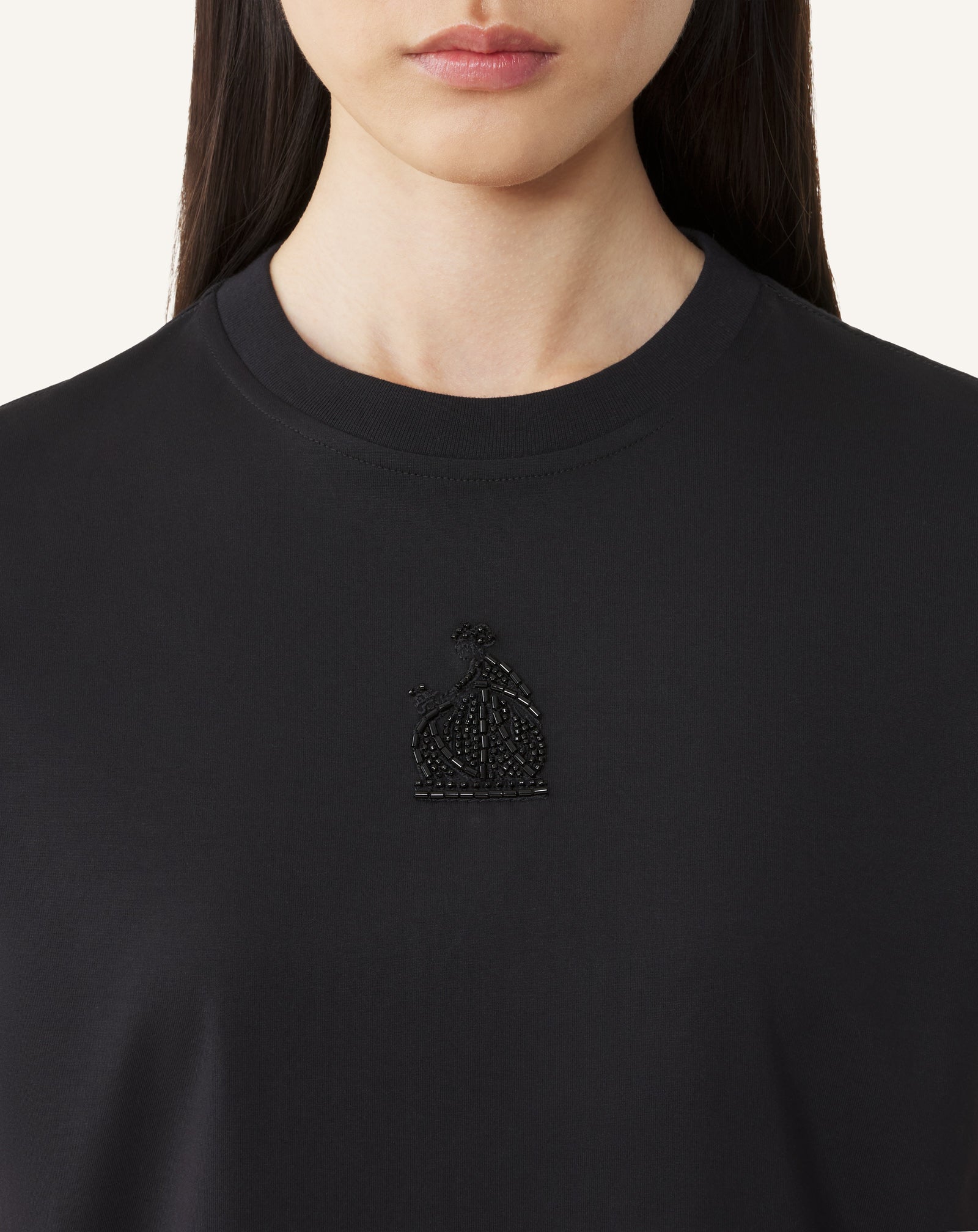 MOTHER AND DAUGHTER EMBROIDERED JERSEY T-SHIRT - Image 5