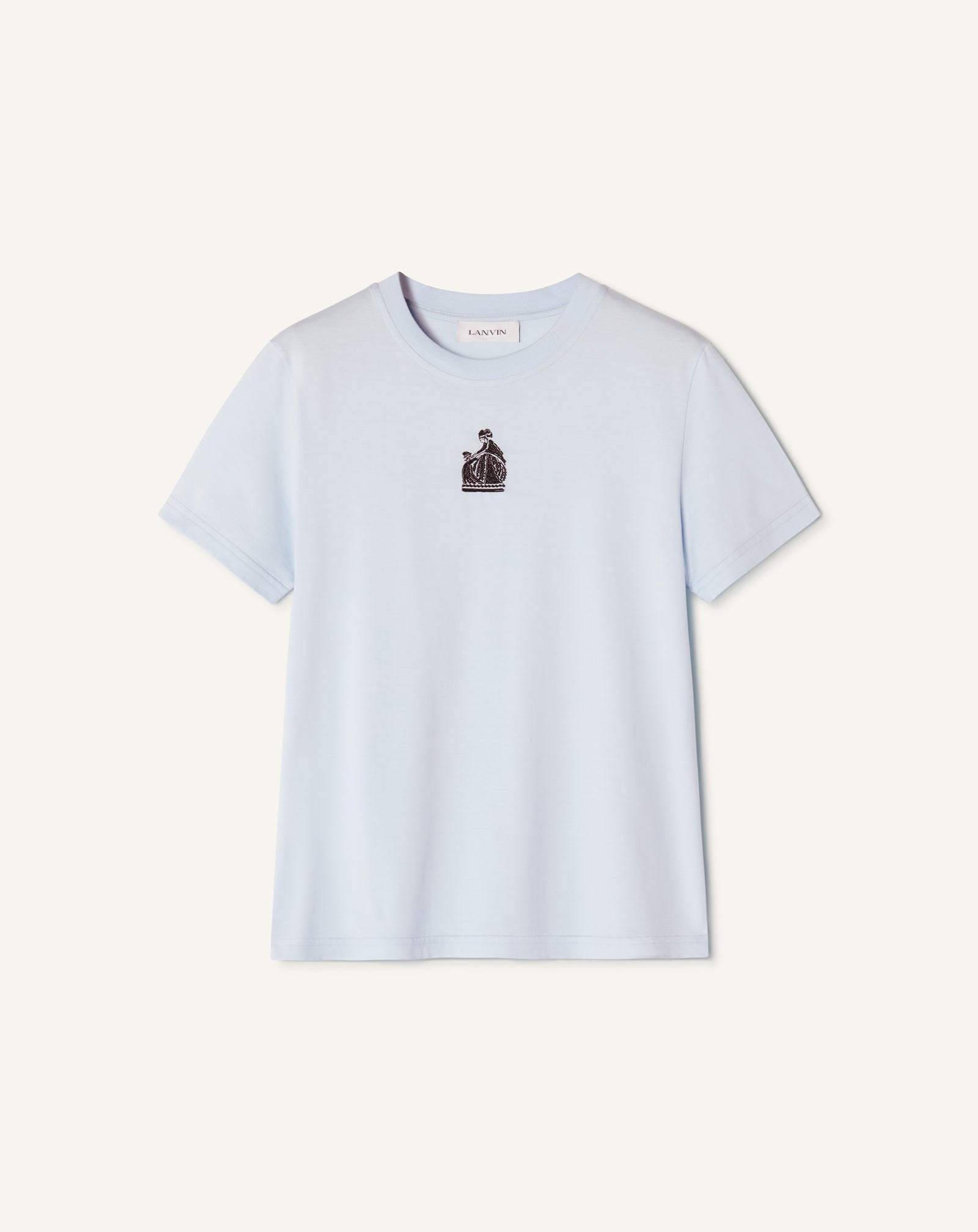 MOTHER AND CHILD EMBROIDERED COTTON JERSEY T-SHIRT