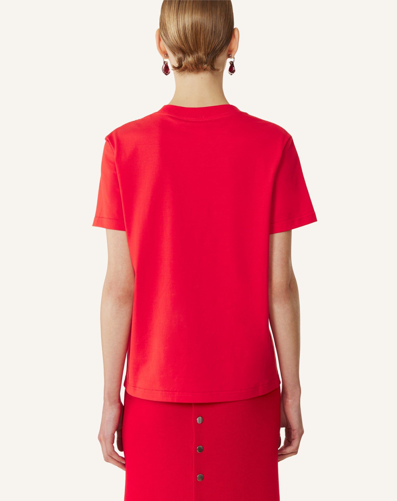 MOTHER AND CHILD EMBROIDERED COTTON JERSEY T-SHIRT - Image 4