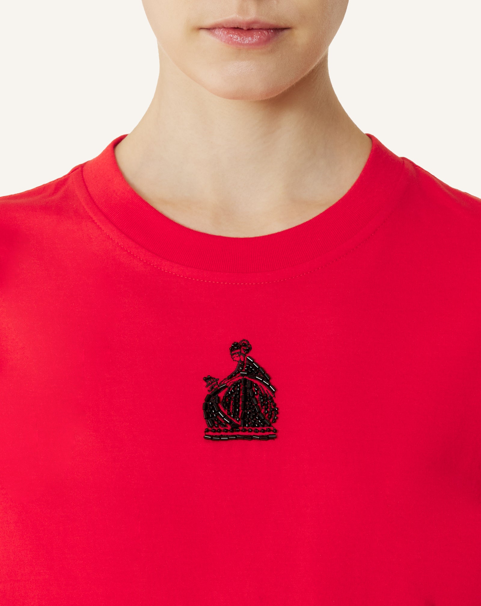 MOTHER AND CHILD EMBROIDERED COTTON JERSEY T-SHIRT - Image 5