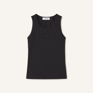 MOTHER AND DAUGHTER EMBROIDERED JERSEY TANK TOP