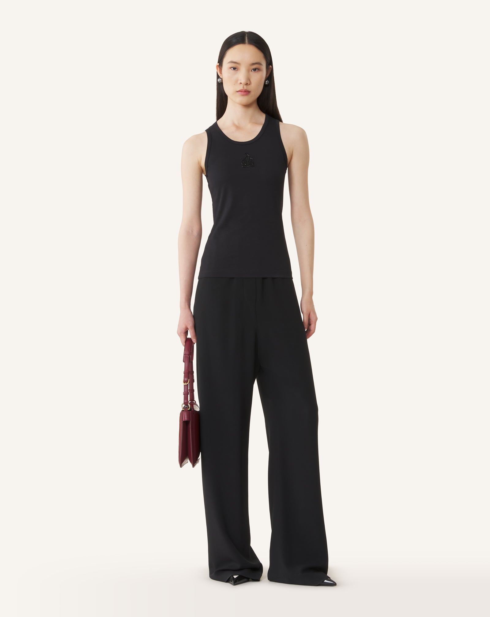 MOTHER AND DAUGHTER EMBROIDERED JERSEY TANK TOP - Image 2