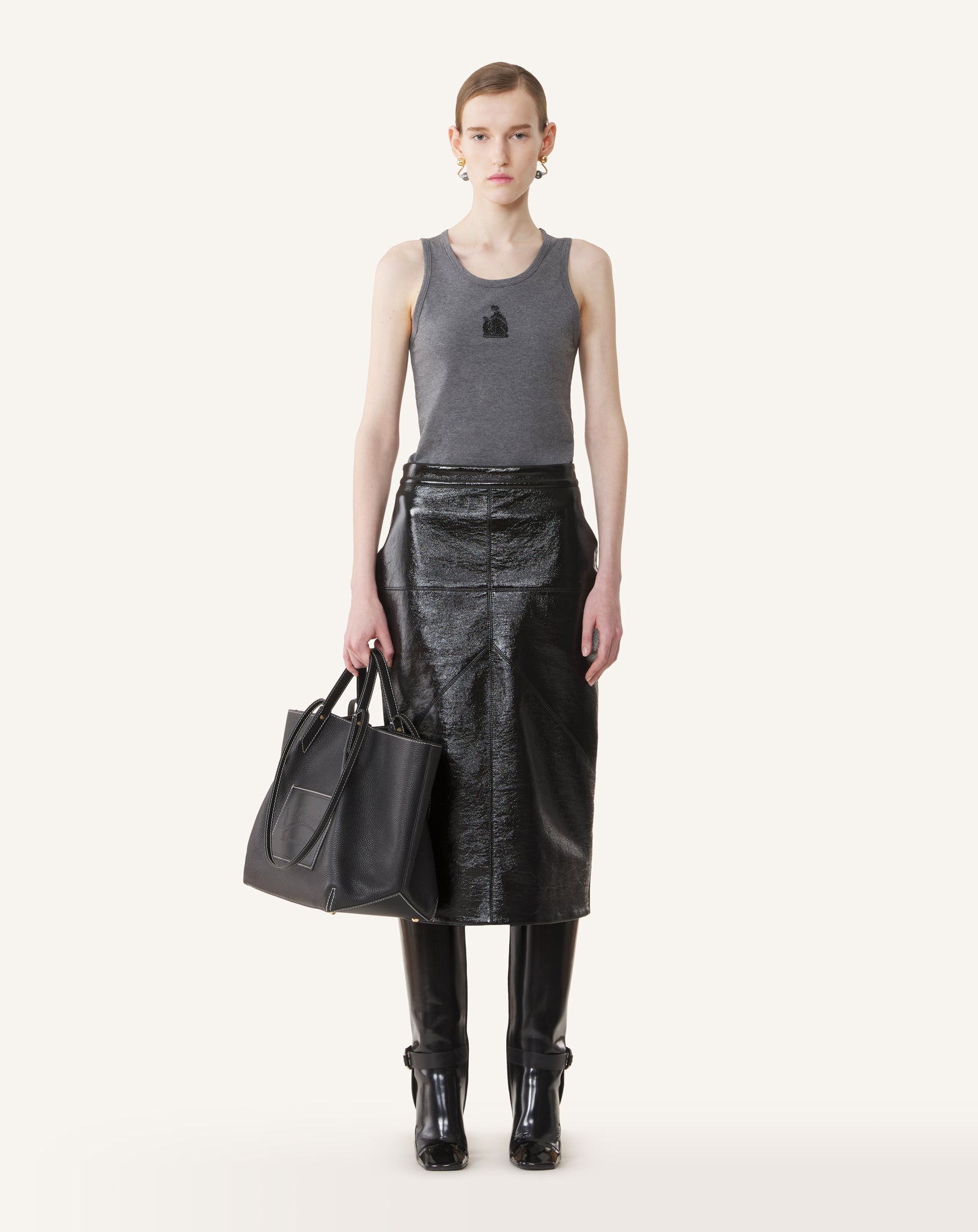 MOTHER AND DAUGHTER EMBROIDERED JERSEY TANK TOP - Image 2