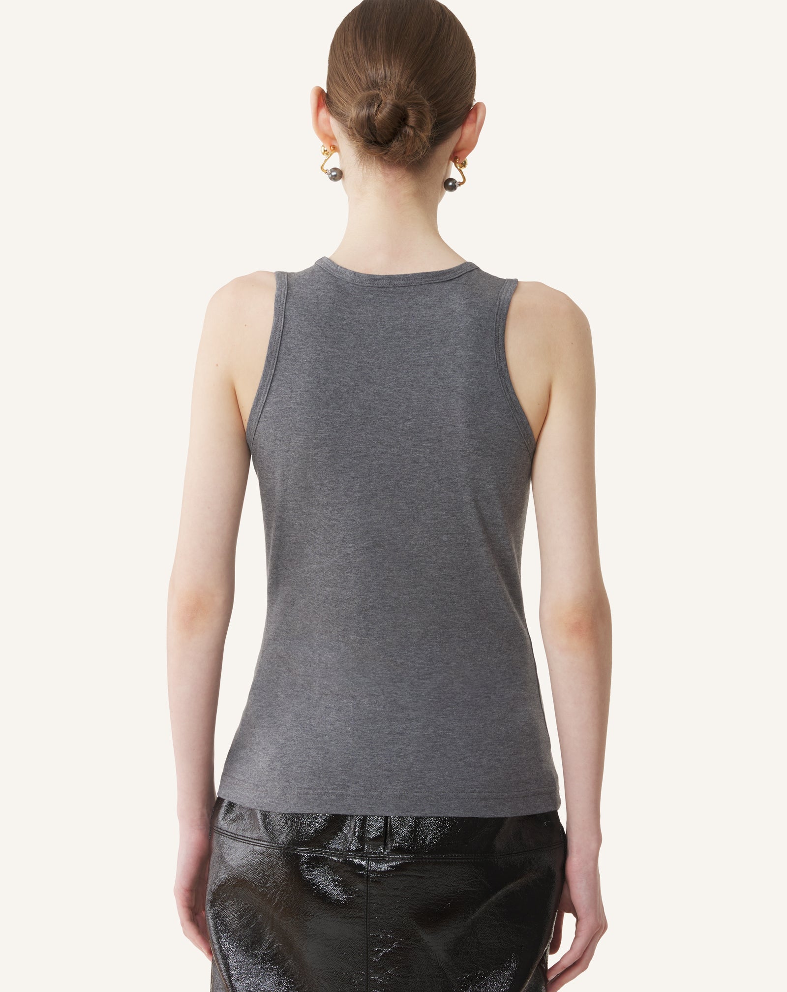 MOTHER AND DAUGHTER EMBROIDERED JERSEY TANK TOP - Image 4