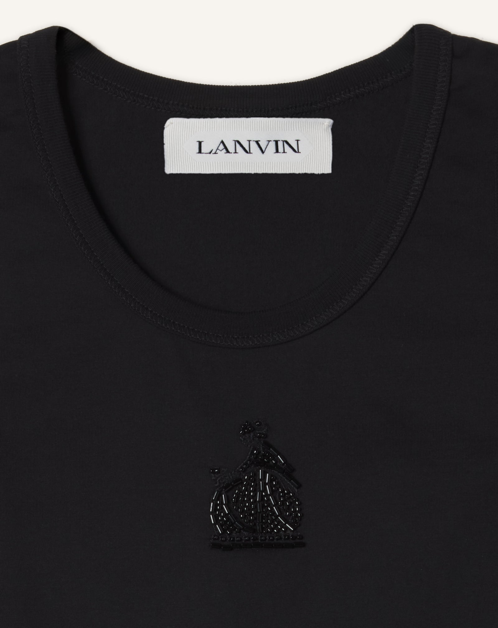 MOTHER AND CHILD EMBROIDERED COTTON JERSEY TANK TOP - Image 2
