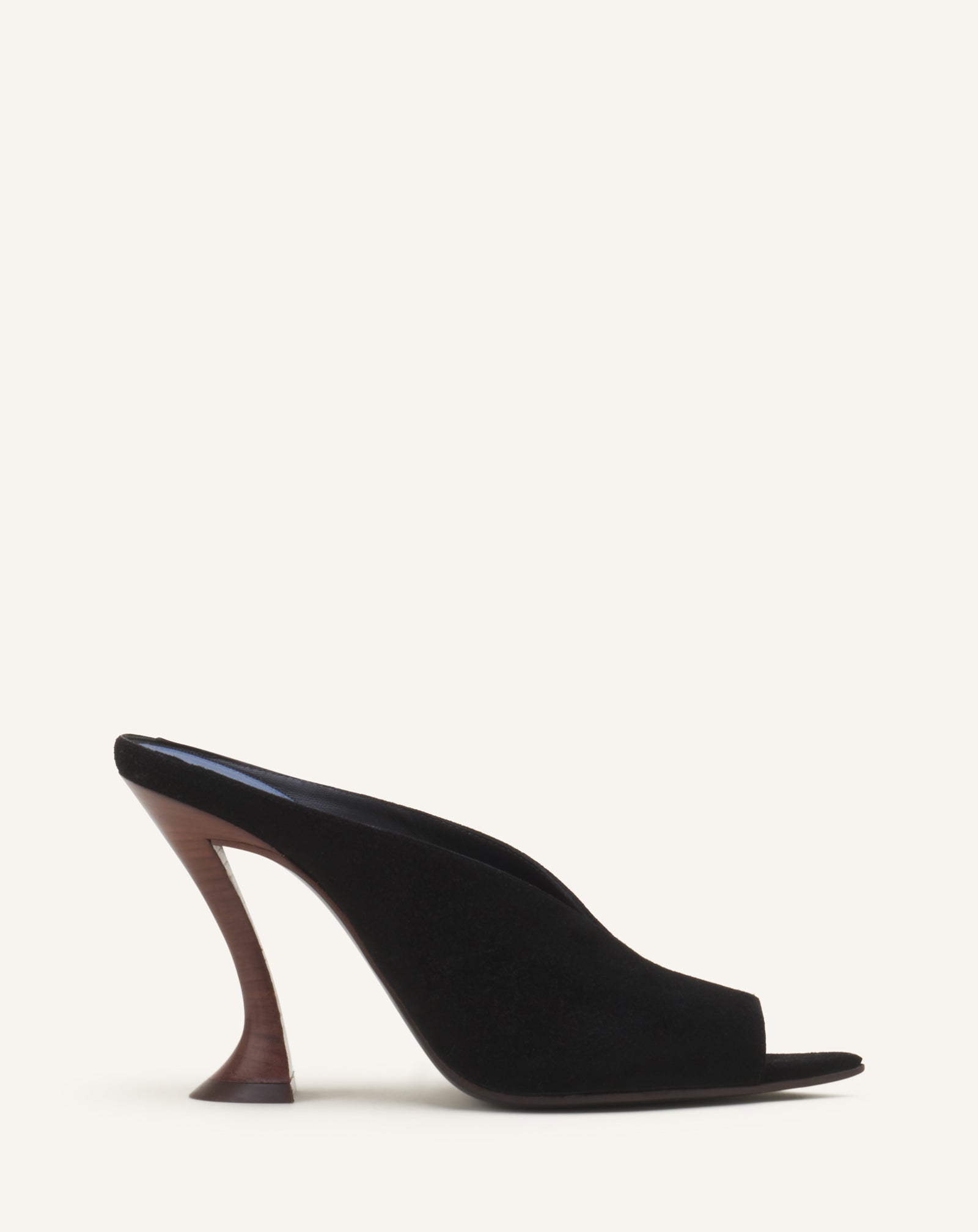 MIDNIGHT STEP MULE IN SUEDE