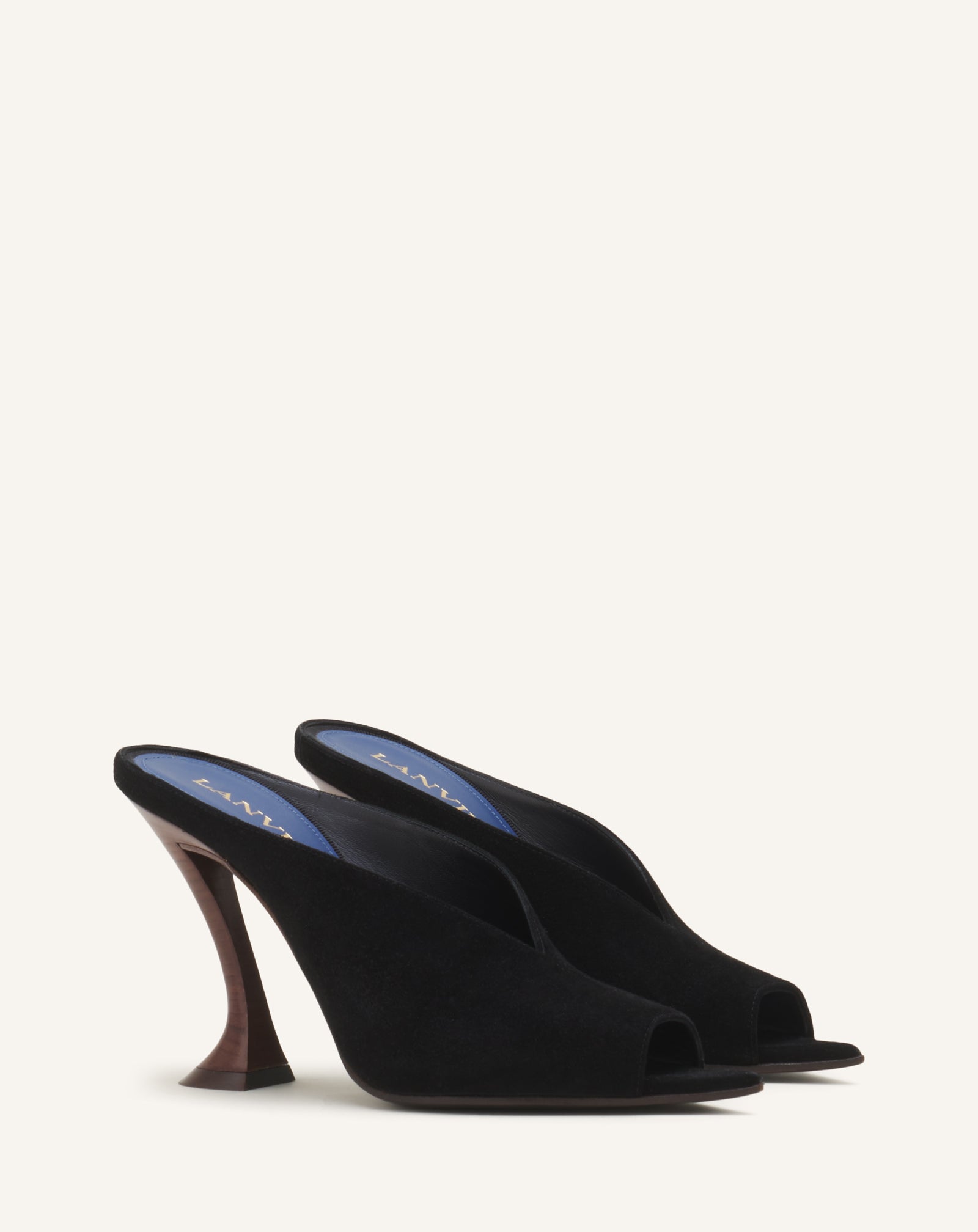 MIDNIGHT STEP MULE IN SUEDE - Image 2