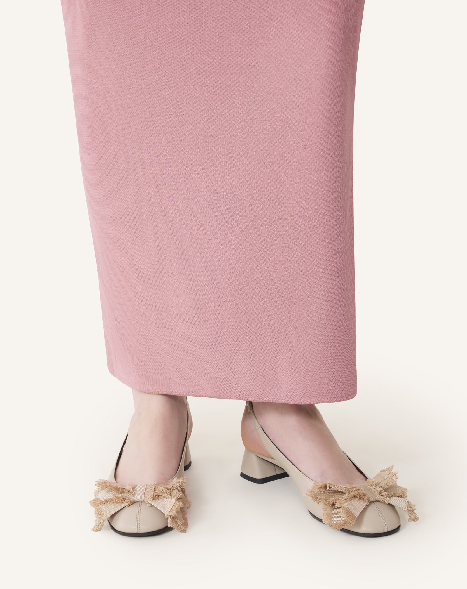 HEELED SLINGBACK BALLERINA IN LEATHER - Image 6