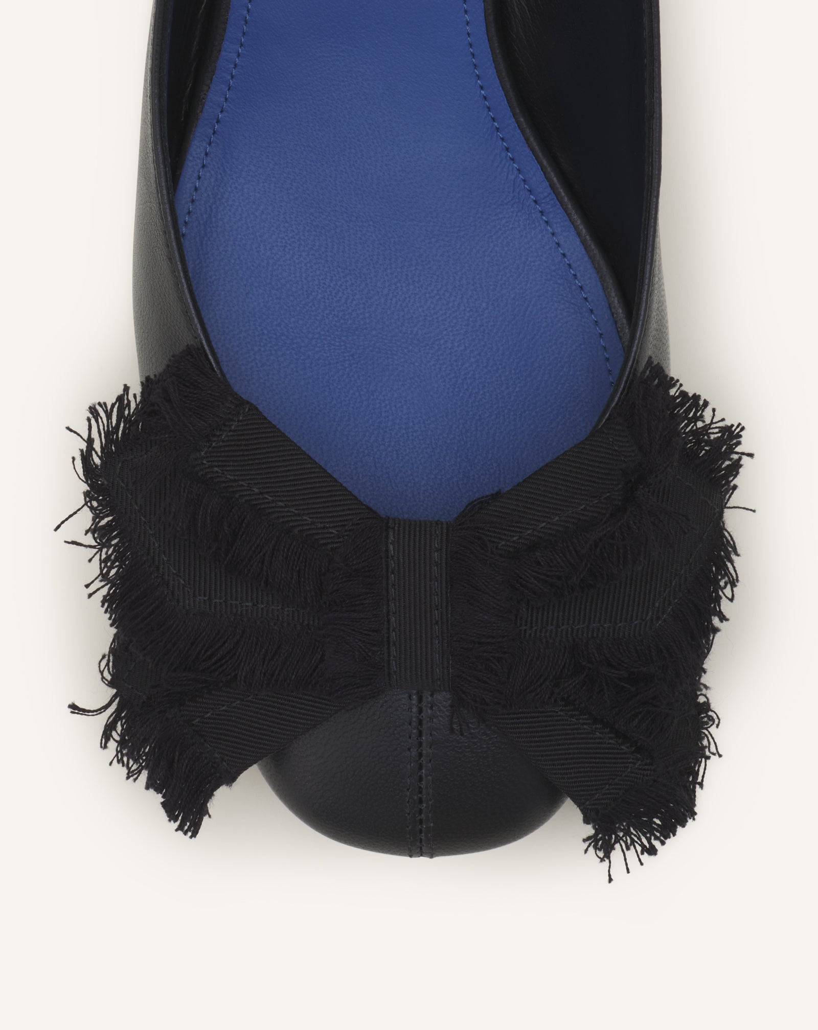 HEELED SLINGBACK BALLERINA IN LEATHER - Image 5